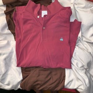 Pink Brooks Brothers Polo